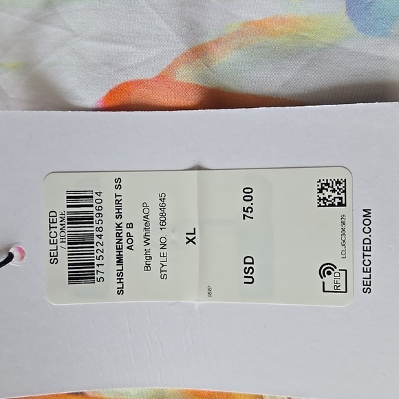 Selected Homme Henrik Slim Fit Floral Button Down Shirt - Picture 5 of 10